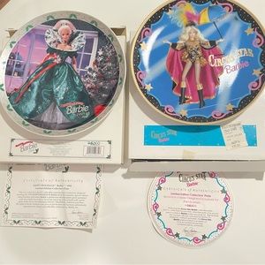 Vintage 1995 Barbie Plate Special Limited Edition Bundle in Original Box